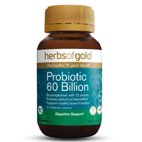 Herbs Of Gold Probiotic 60 Billion 60 Capsules