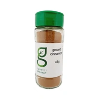 Gourmet Organic Ground Cinnamon Jar 45g