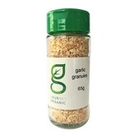 Gourmet Organic Garlic Granules Jar 65g