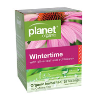 Planet Organic Wintertime Olive Leaf & Echinacea Tea 25 bags