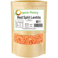 Organic Pantry Red Split Lentils 500g