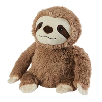 Cozy Plush Sloth Brown Heat Toy