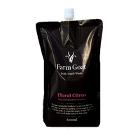 Farm Goat Liquid Body Wash Refill Floral Citrus 600ml