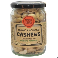 Mindful Foods Organic + Activated Cashews 250g