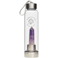 Summer Salt Body Amethyst Glass Water Bottle 550ml