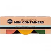 Ever Eco Autumn Stainless Steel Mini Containers 3pk