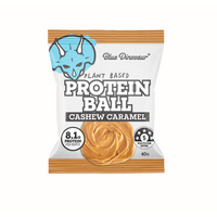 Blue Dinosaur Protein Ball Cashew Caramel 40g