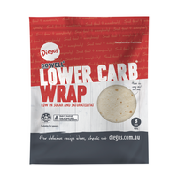 Diego's GoWell Lower Carb Wrap 8 Pack