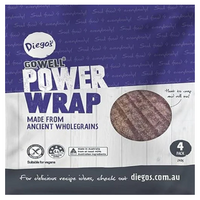 Diego's GoWell Gluten Free Power Wrap 4 Pack