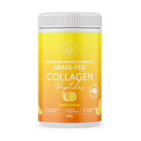 Luvin Life Australian Sourced Bioactive Collagen Peptides Zesty Lemon 450g