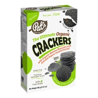 Pat's Kitchen The Ultimate Organic Crackers Charcoal 100g