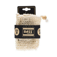 BASS Sisal Soap Holder Pouch with Drawstring Firm