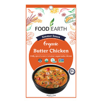 Food Earth Organic Simmer Sauce Butter Chicken 2x150g 