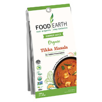 Food Earth Organic Simmer Sauce Tikka Masala 2x150g 