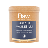 Amazonia Raw Muscle Magnesium Creamy Mango 100g