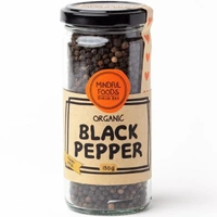 Mindful Foods Black Whole Peppercorns Organic 130g