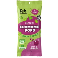 Real Naturals Protein Edamame Pops Salt and Vineger 26g
