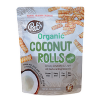 Pat's Kitchen Organic Coconut Rolls Original 140g