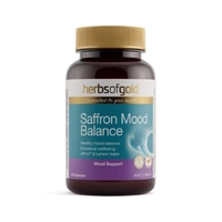 Herbs of Gold Saffron Mood Balance 60 Veggie Capsules