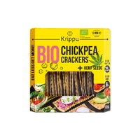 Krippu Chickpea Crackers Hemp Seeds 80g
