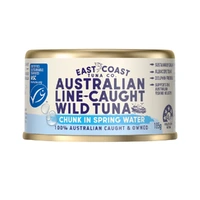 East Coast Tuna Co Tuna Chunk in Spring Water 185g 
