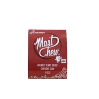 Mast Chew Organic Plant Based Chewing Gum Cinnamon 8 Pack 