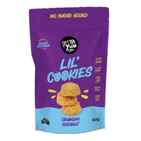 Get Ya Yum On Lil' Cookies Crunchy Coconut 60g