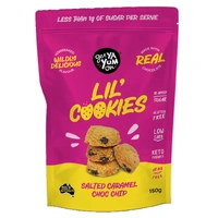 Get Ya Yum On Lil' Cookies Salted Caramel Choc Chip Sharepack 150g