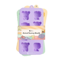 Nutra Organics Animal Gummy Moulds 3 Pack 