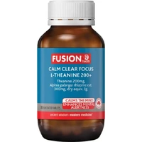 Fusion Calm Clear Focus L-Theanine 200+ 30 Tablets