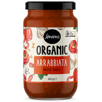 Jensens Organic Pasta Sauce Arrabbiata 400g