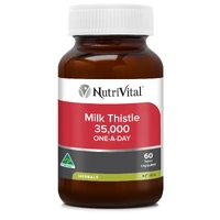 NutriVital Milk Thistle 35,000mg OAD 60 Veggie Capsules 