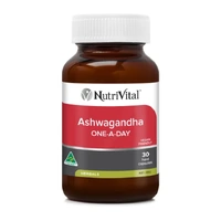 NutriVital Ashwagandha One-A-Day 60 Capsules