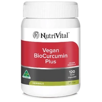 NutriVital Vegan BioCurcumin Plus 120 Capsules 