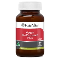 NutriVital Vegan BioCurcumin Plus 60 Capsules