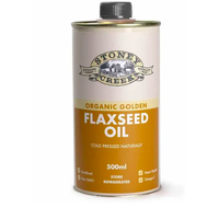 Stoney Creek Organic Golden Flaxseed Oil 500ml