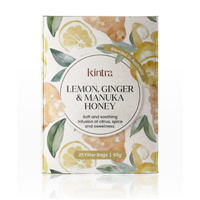 Kintra Lemon, Ginger & Manuka Honey Tea 25 Bags
