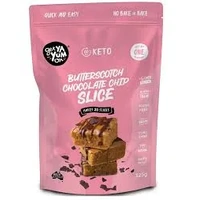 Get Ya Yum On Keto Butterscotch Chocolate Chip Slice 325g