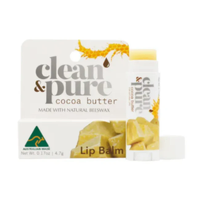 Clean & Pure Cocoa Butter Lip Balm 6g