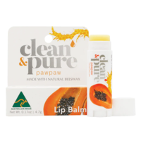 Clean & Pure Pawpaw Lip Balm 6g