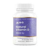 Hi-D Organic Natural Vitamin D 3000IU 60 Capsules