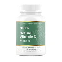 Hi-D Organic Natural Vitamin D 5000IU 60 Capsules 