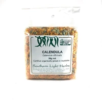 Southern Light Herbs Organic Calendula 30g