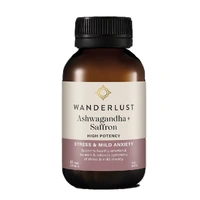 Wanderlust Ashwagandha + Saffron 60 Capsules