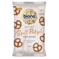 Biona Organic Spelt Pretzel Sesame 125g