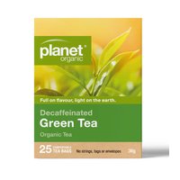 Planet Organic Decaffeinated Green Tea 25 Bags