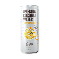 Bonsoy Sparkling Coconut Water Passionfruit 320ml