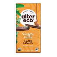 Alter Eco Salted Caramel Truffle Thins 84g