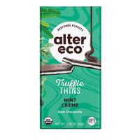 Alter Eco Mint Creme Truffle Thins 84g