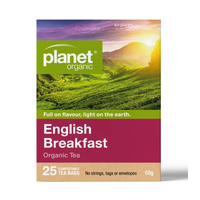 Planet Organic English Breakfast Tea 25 Bags